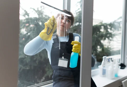 Nettoyage de vitres intérieures et extérieures à Saint-Thuriau